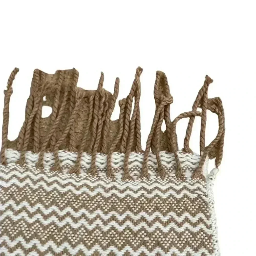 Alpasur White Cream Abstract Tinsel Alpaca Women’s Scarf One Size #1011